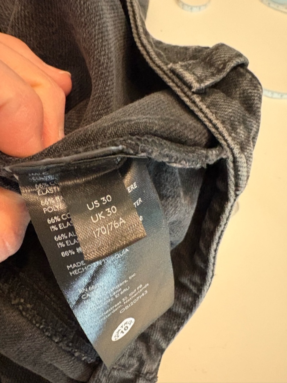 NWT Free People We the Free Florence high rise flare 30 coal - Picture 7 of 15